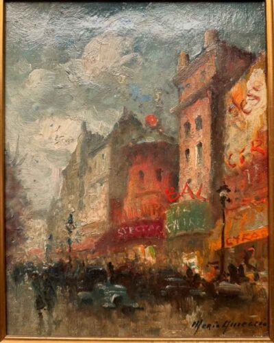 Óleo sobre tela firmado Merio Ameglio
