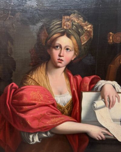 Óleo sobre tela de la Sibila de Cumas
