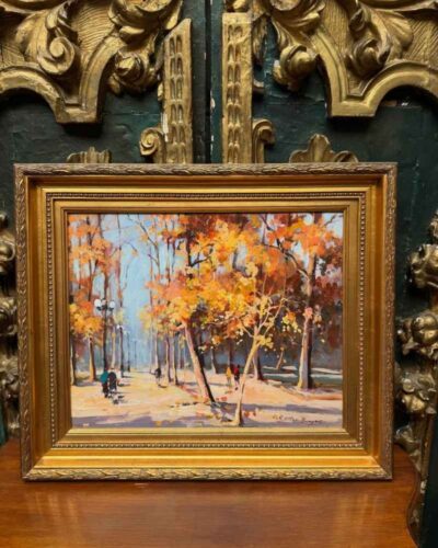Parque Forestal en otoño, Raúl Ulloa Burgos